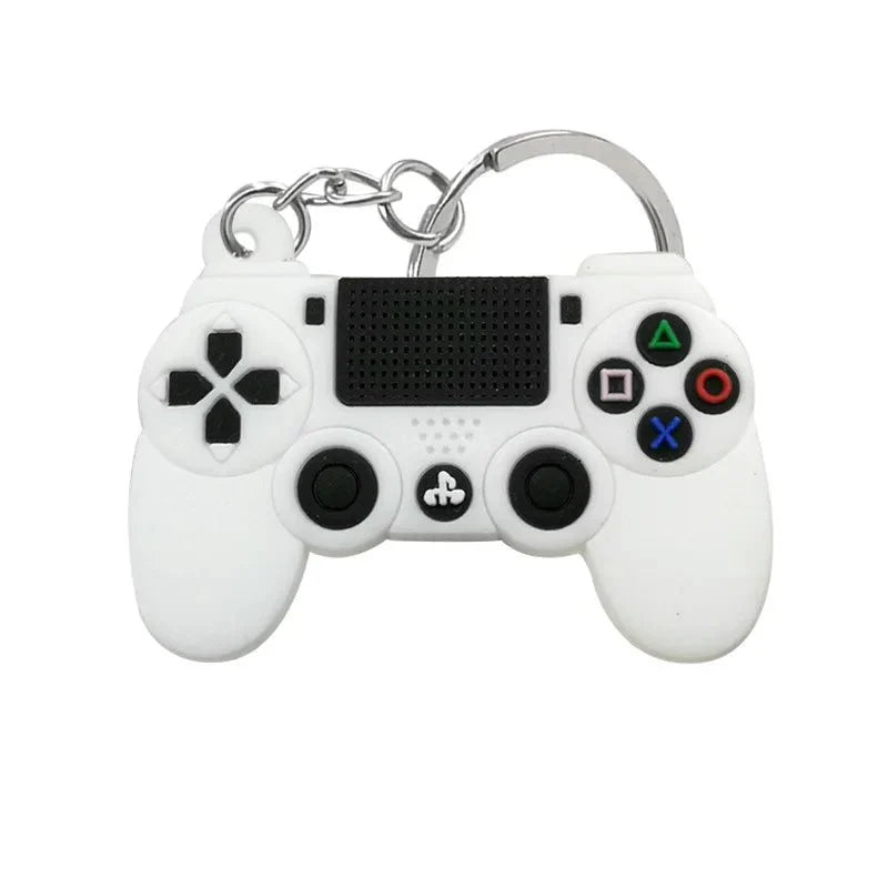 Video Game Controller Keychains – 10 Mini Retro Game Accessories for Gamers C-10pcs Charms