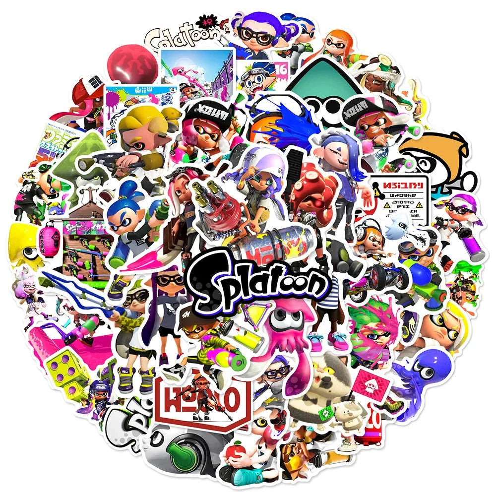 10/30/50PCS Cool Splatoon Switch Game Stickers - Gapo Goods -