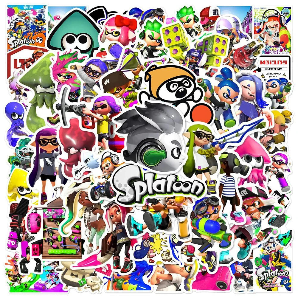 10/30/50PCS Cool Splatoon Switch Game Stickers - Gapo Goods -