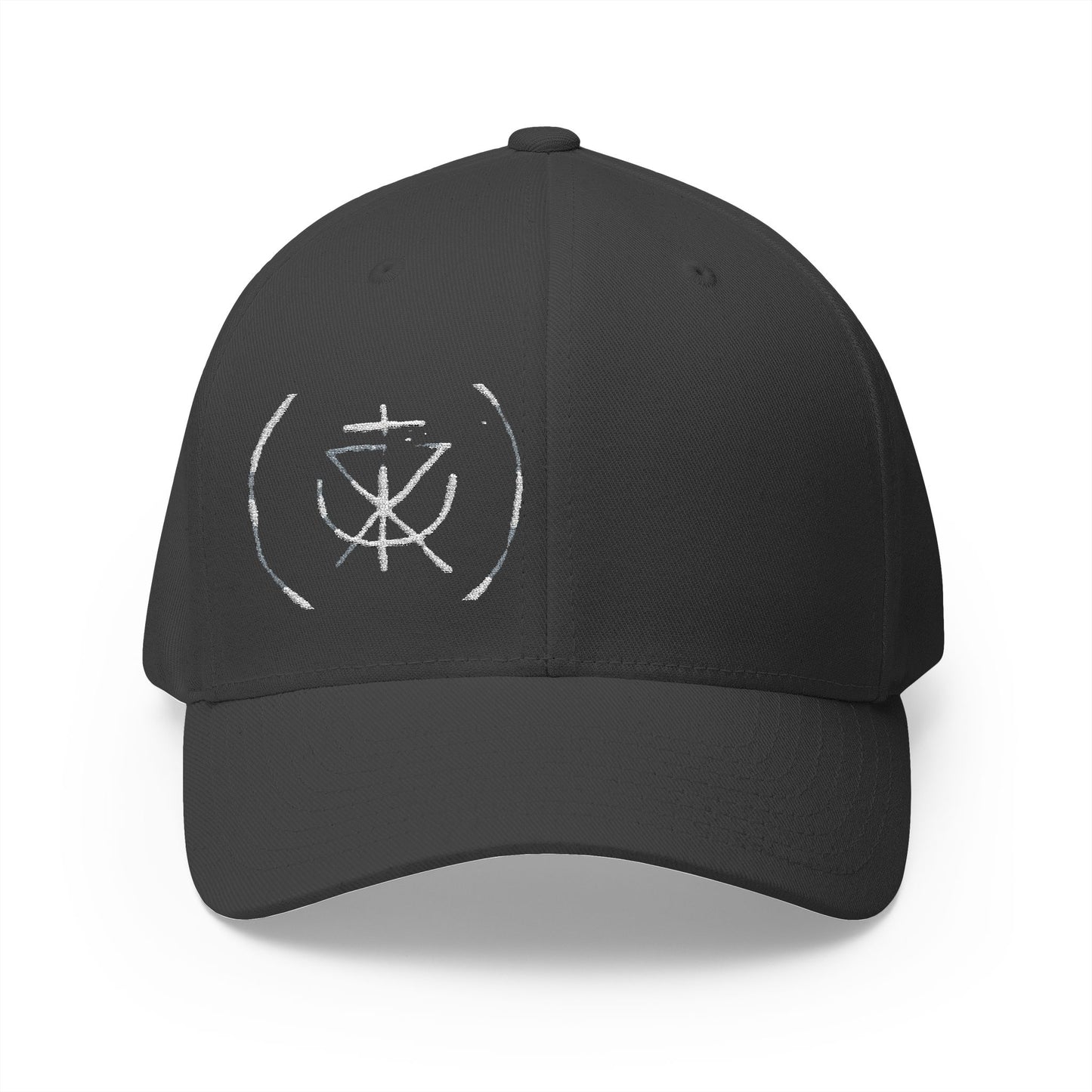 Embroidered Closed-Back Cap | Trendy Dad Hat, Fashion Accessory, Gift for Guardians, Casual Style, Dark Grey Hats