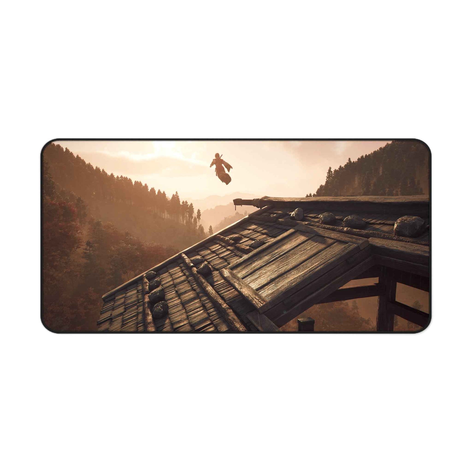 Gaming Desk Mat – Durable Non Slip Desk Pad With Hemmed Edges | Colorful Office Decor Home Decor