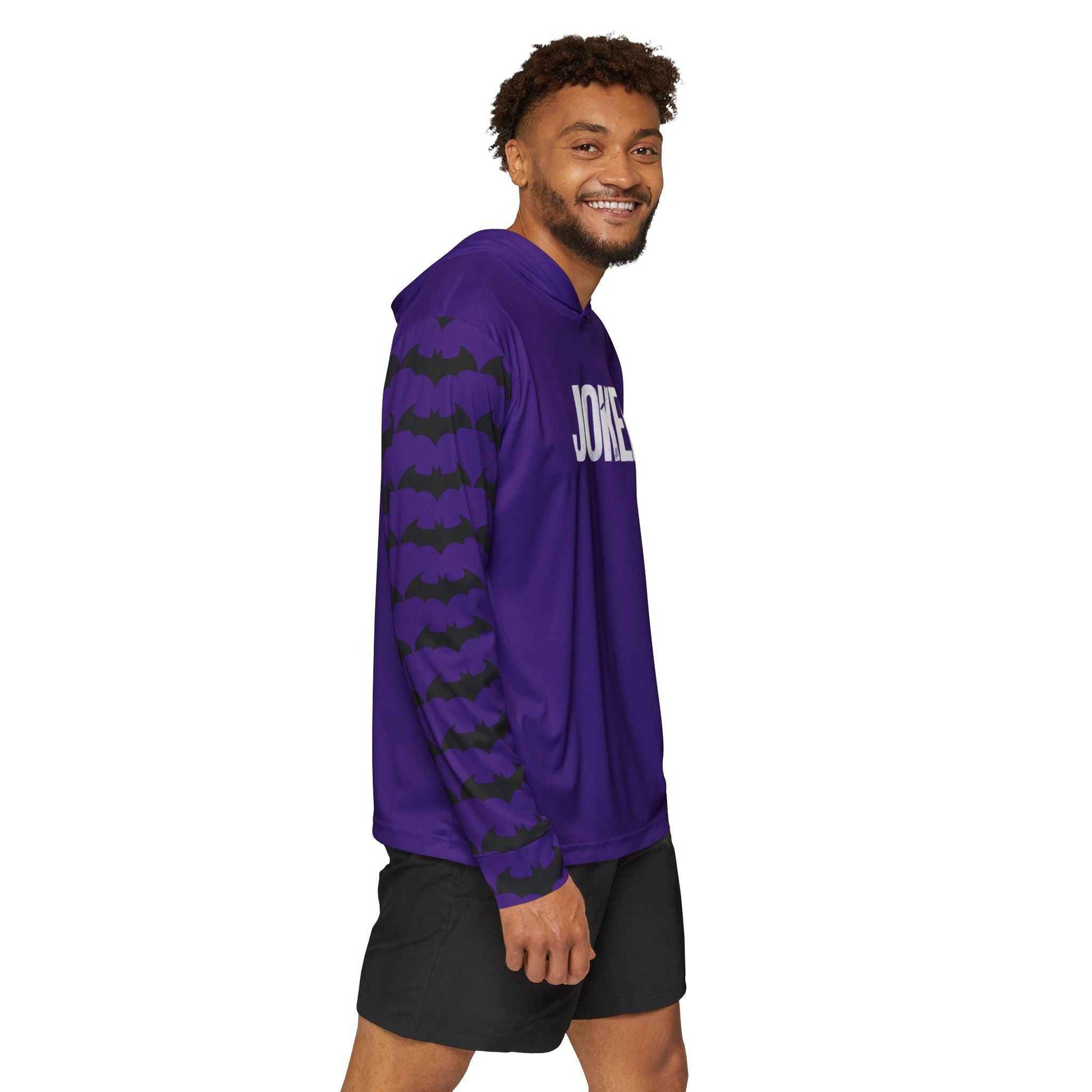 Joker Batman Hoodie Men's Sports Warmup Hoodie (AOP) Shirt