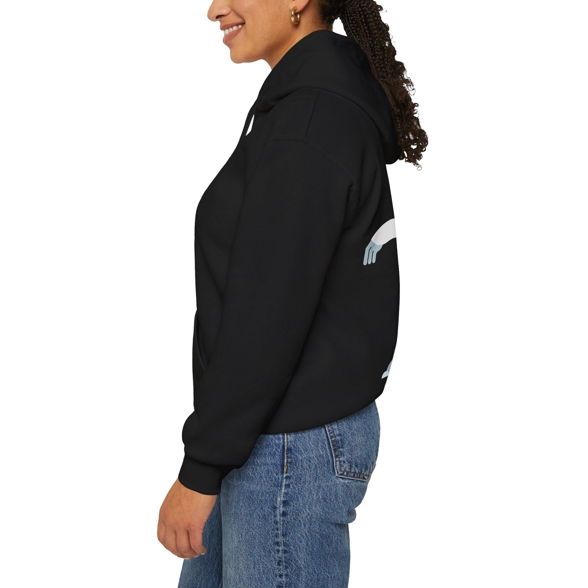 Giant Yeti Unisex Hoodie Sweatshirt, Sasquatch Pullover Monster Hooded Top EBO Design, Yeti Lover Apparel,