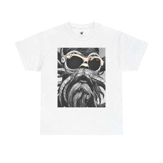 Marvelous Kraken Unisex Heavy Cotton Tee White