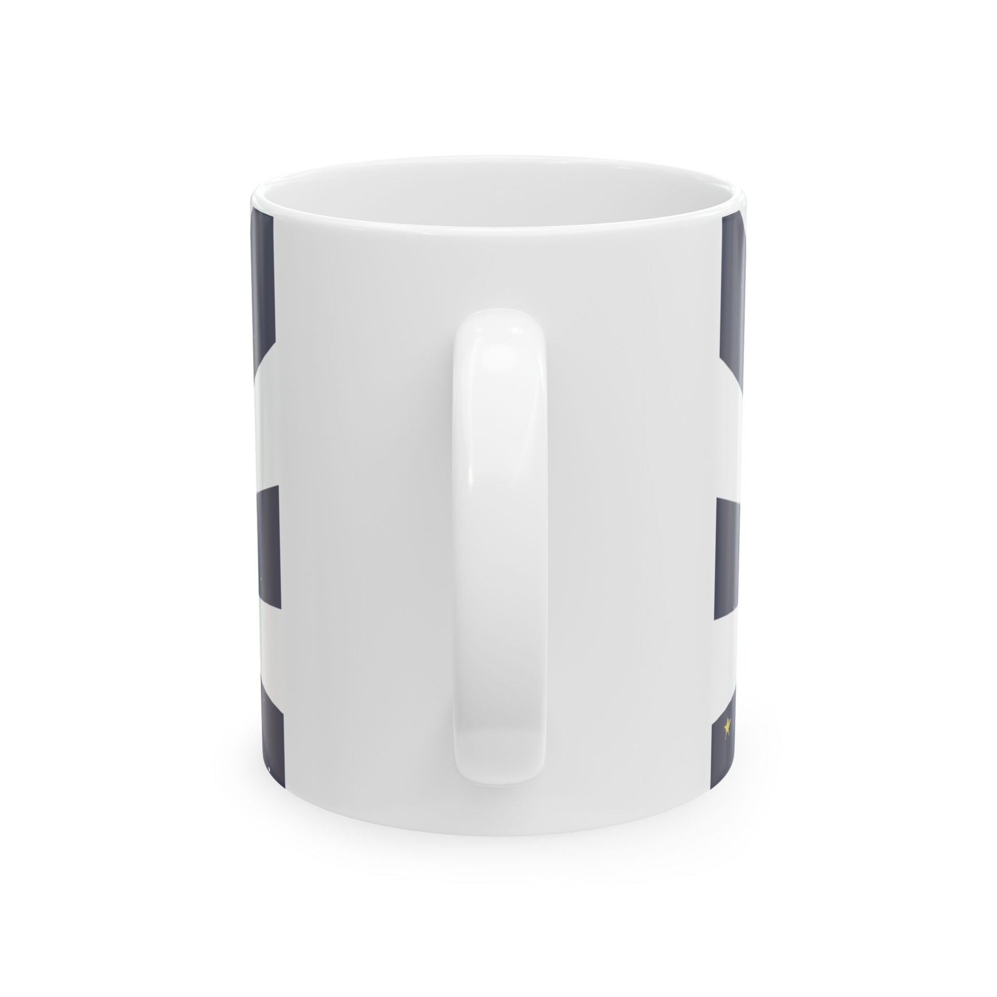Unique Ceramic Mug - 11oz Coffee Cup | Durable White Ceramic, Microwave Safe Mug
