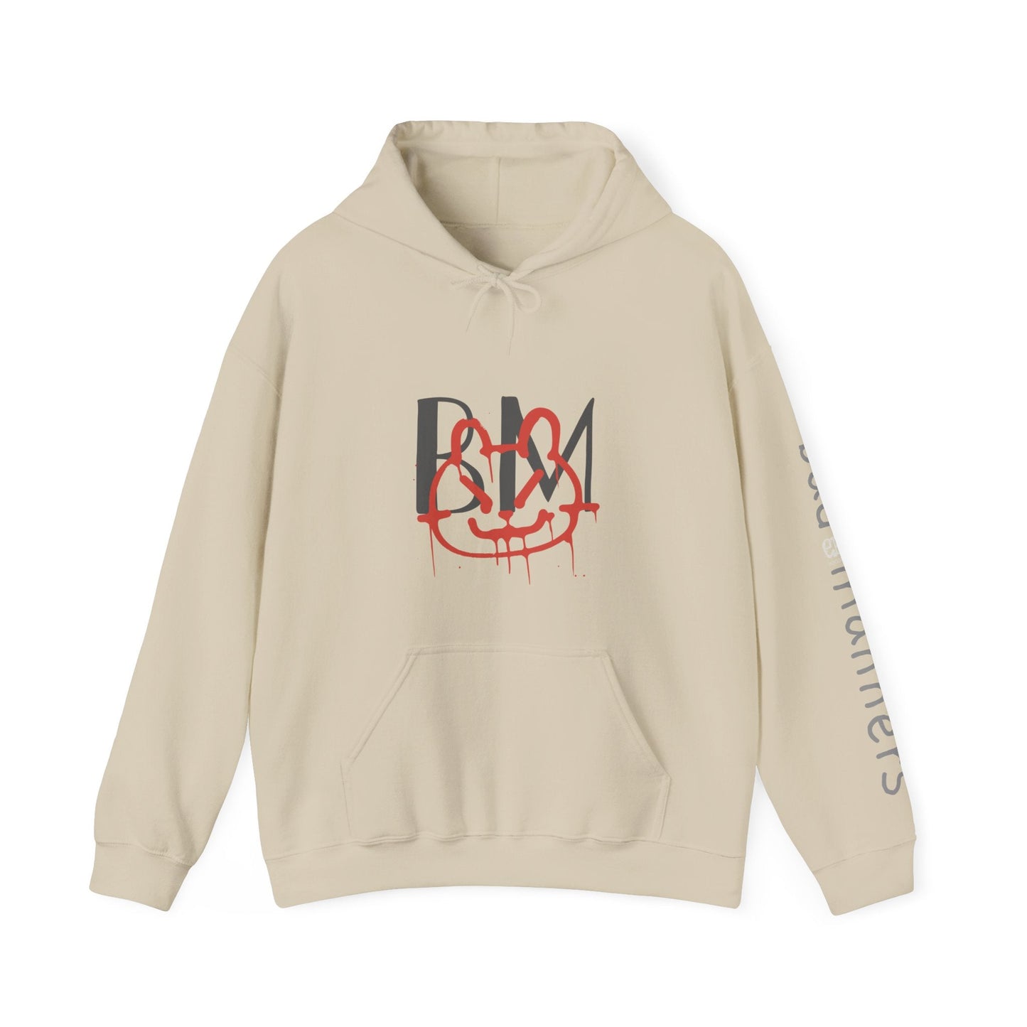 Bad Manners Unisex Heavy Blend™ Hooded Sweatshirt Sand