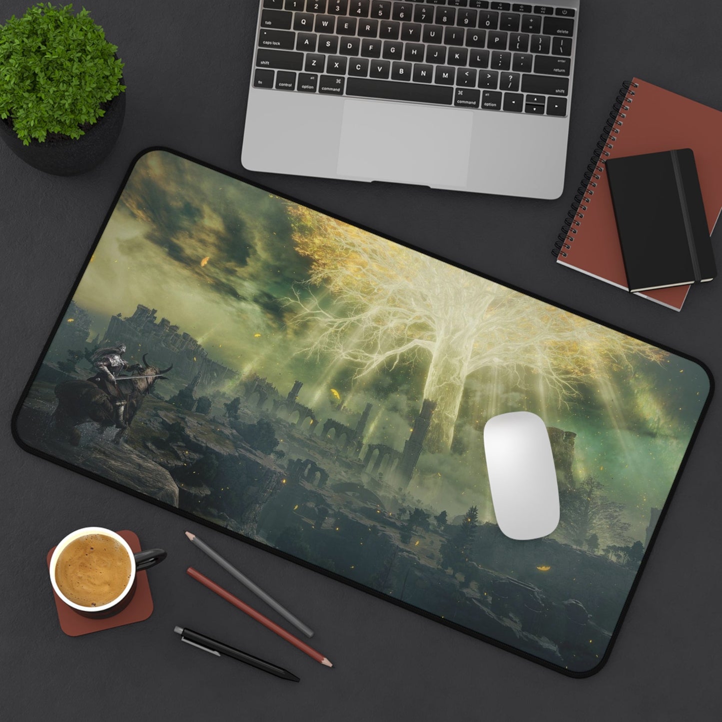 Gaming Desk Mat - Dark Fantasy RPG Design
