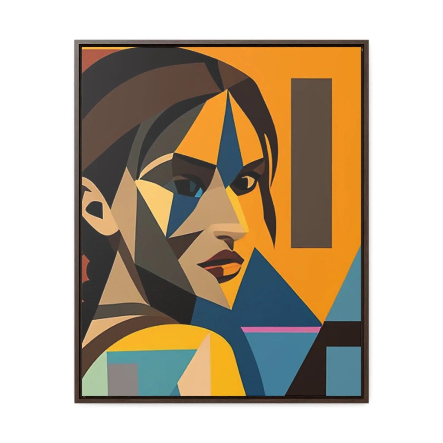Tomb Raider Gallery Canvas Wraps, Vertical Frame 24″ x 30″ Premium Gallery Wraps (1.25″) Walnut
