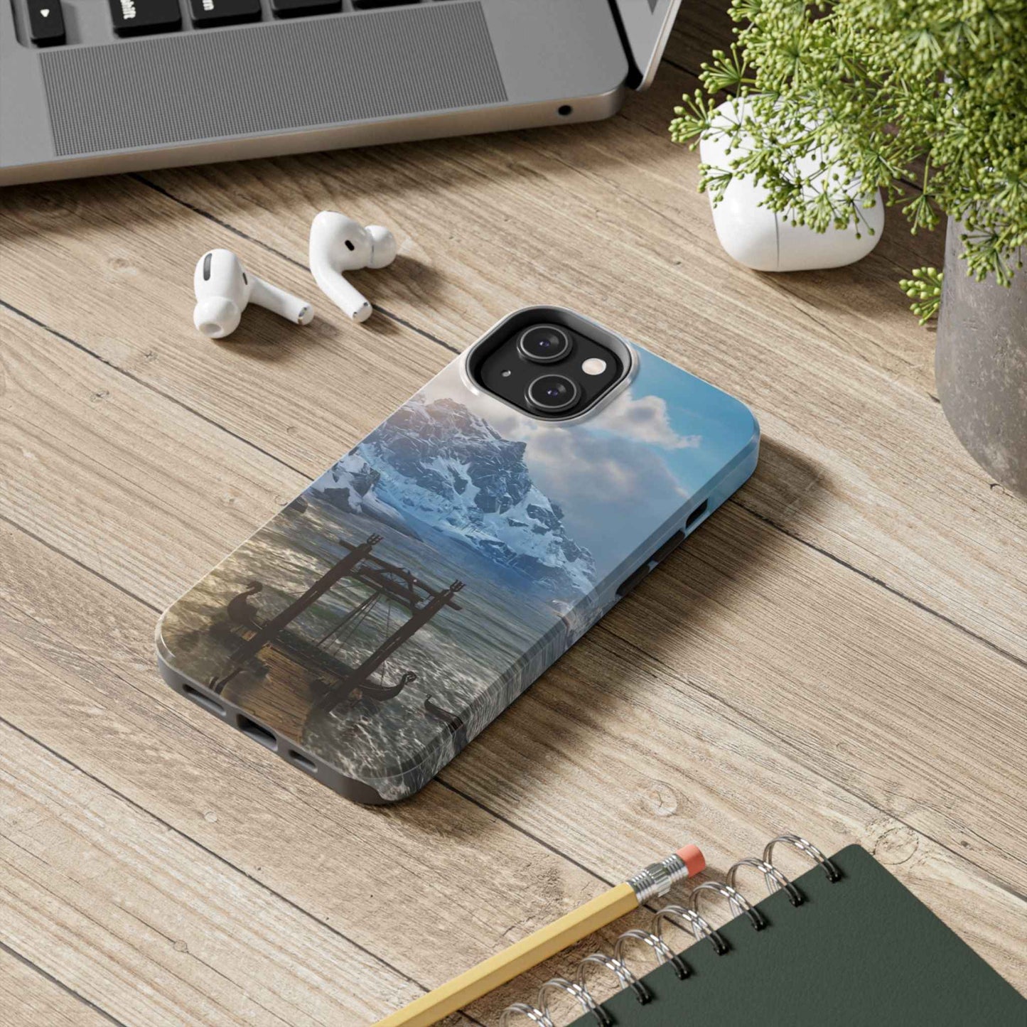 Viking Valhalla Phone Case AC Inspired - Tough Norse Mythology Armor Cover for iPhone iPhone 14 Phone Case