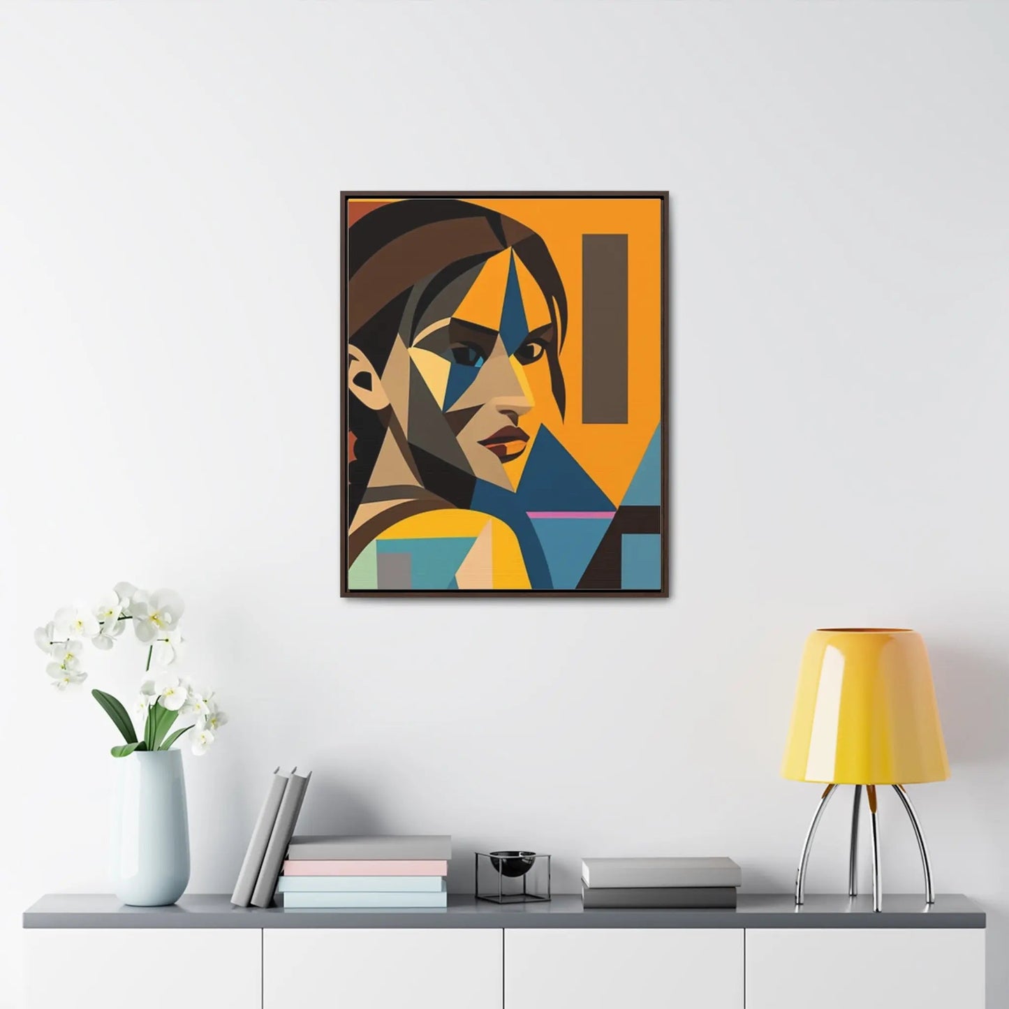 Tomb Raider Gallery Canvas Wraps, Vertical Frame