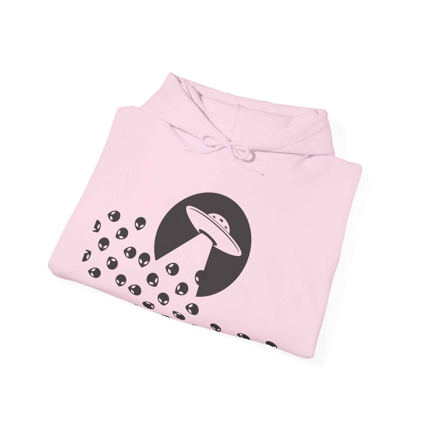 Alien Beam Me Up Hoodie - Soft Cotton Blend Hoodie With Adjustable Hood & Kangaroo Pocket Hoodie