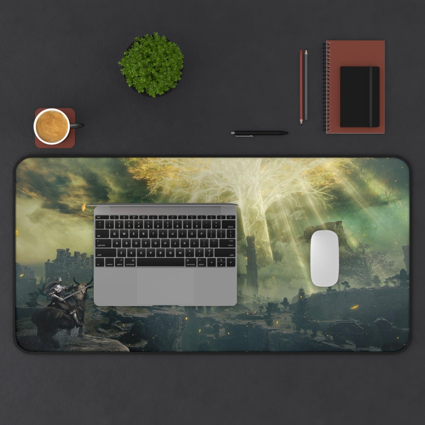 Gaming Desk Mat - Dark Fantasy RPG Design