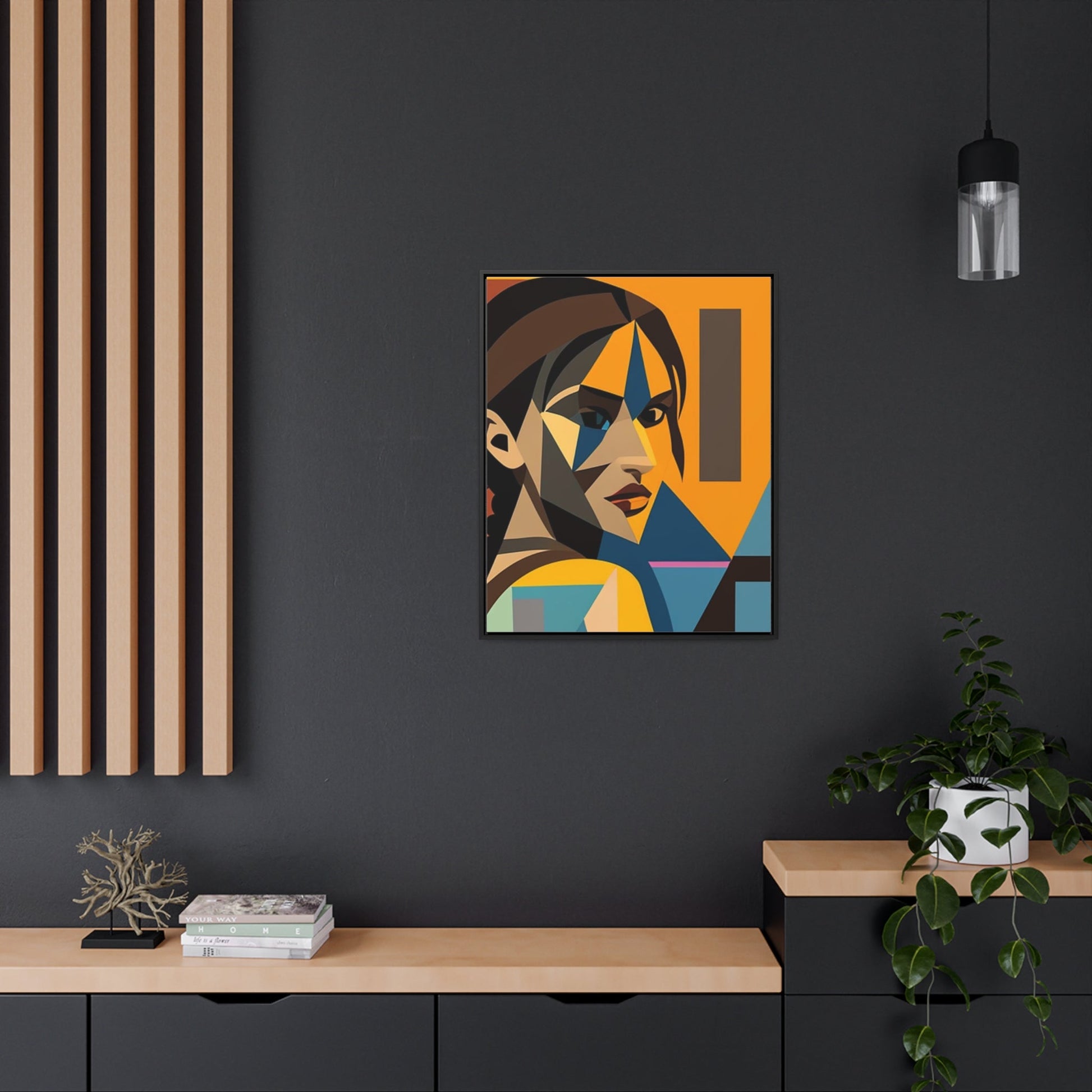 Gallery Canvas Wrap – Tomb Raider Decor Featuring Lara Croft Artwork Print Material