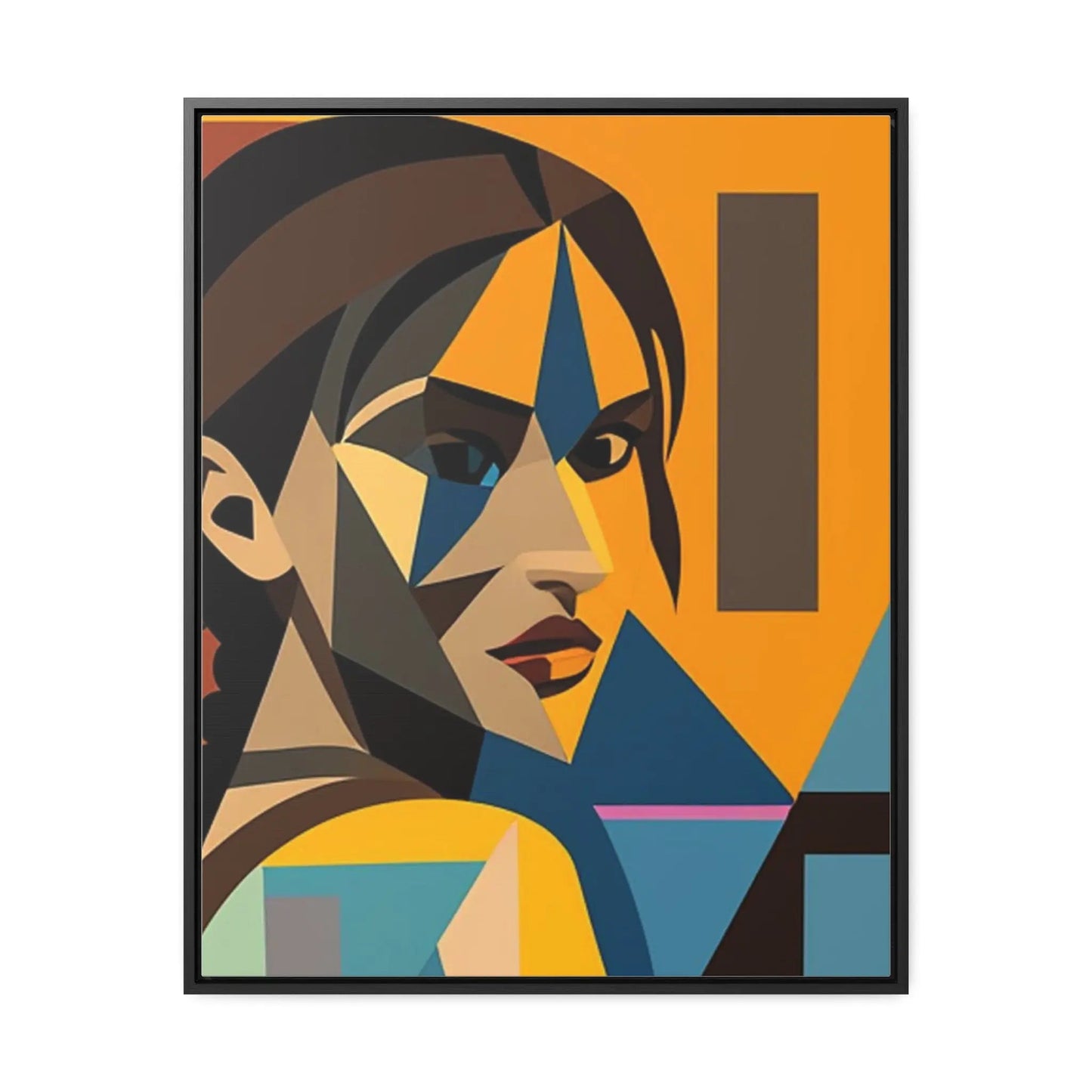 Tomb Raider Gallery Canvas Wraps, Vertical Frame 24″ x 30″ Premium Gallery Wraps (1.25″) Black
