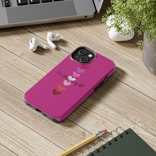 Gamer Quote 'For the Love of XP' Phone Case, Gaming Gift, Video Game Lover, Protective Phone Cover, Tough Shell, Hard Case iPhone 14