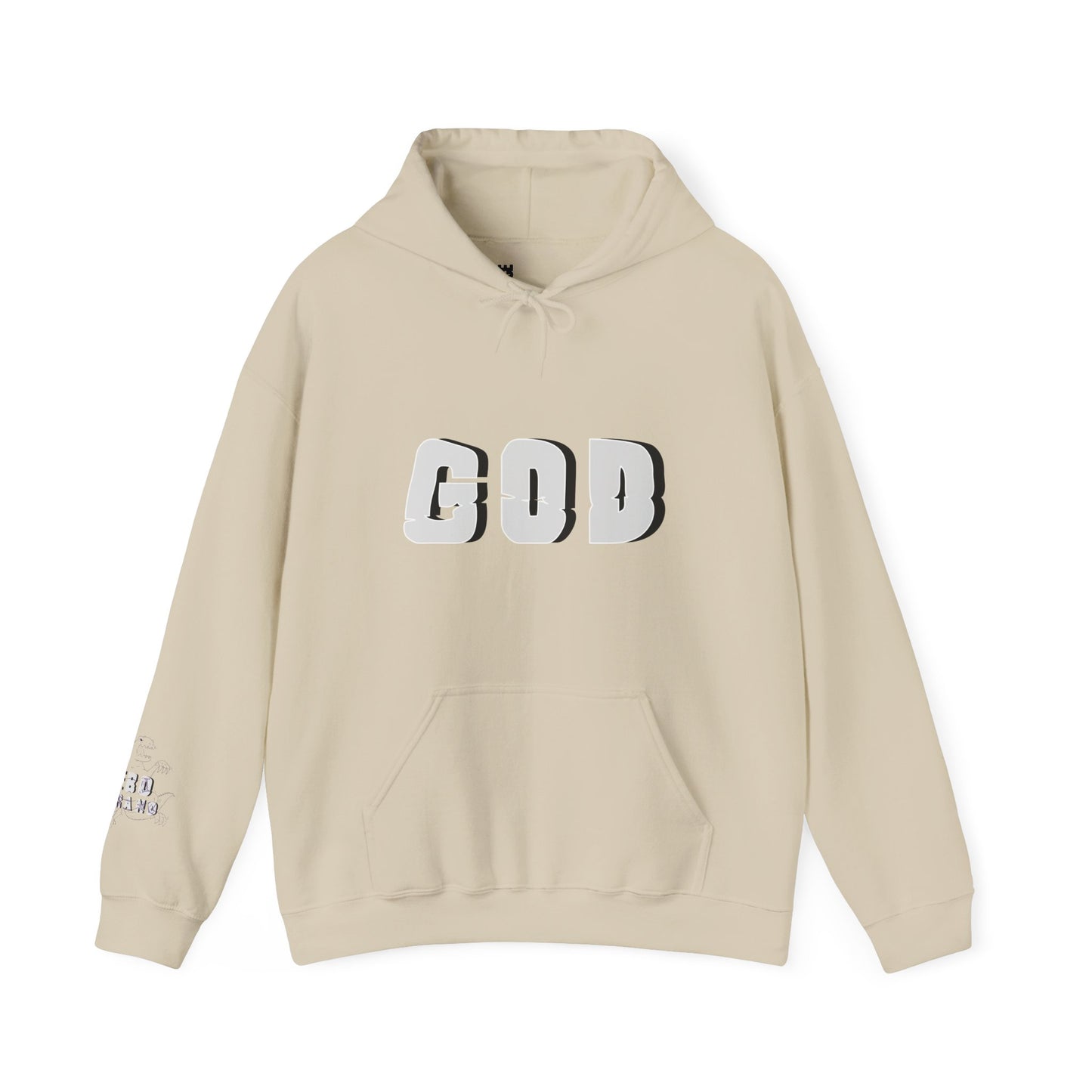 Godzilla Design Hoodie, Unique Kaiju Sweatshirt, Monster Movie Fan Gift, Cosplay Costume, Anime Inspired Pullover, Trendy Streetwear Top cream