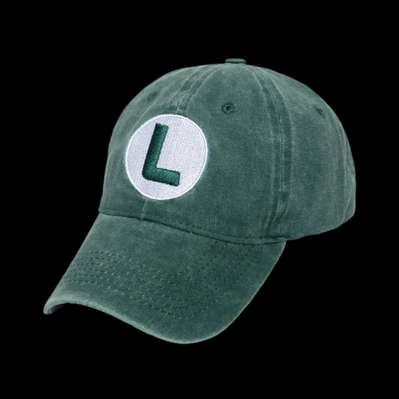 Super Mario Luigi Hat - Adjustable Cotton Baseball Cap With Canvas Sunshade Hats