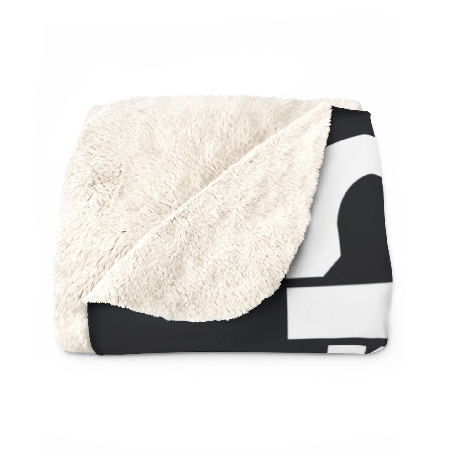 Cyberpunk Sherpa Fleece Blanket - Arasaka Design