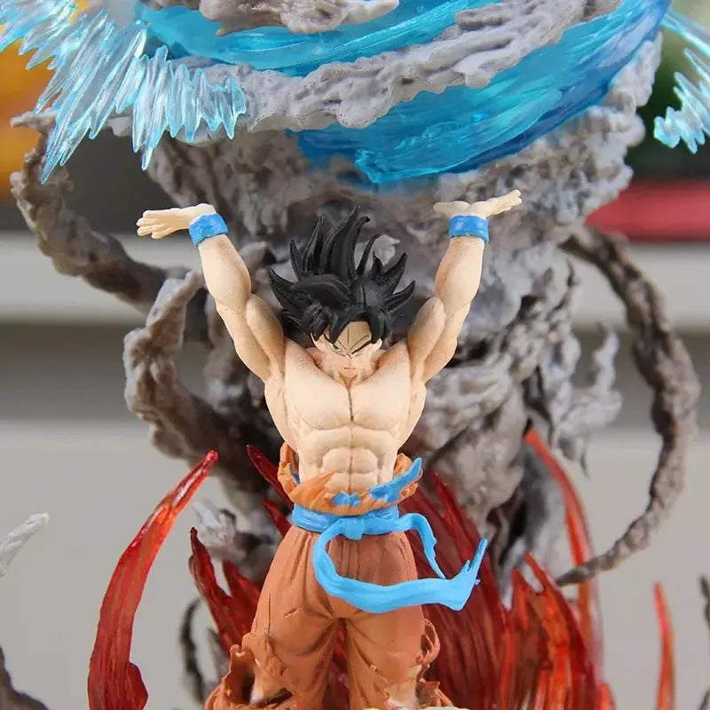 25cm Son Goku Dragon Ball Anime Figure - Luminous Super Genki Bomb Gk Figurine Pvc Statue Model Doll Collectible Gift - Gapo Goods - Toys & Games