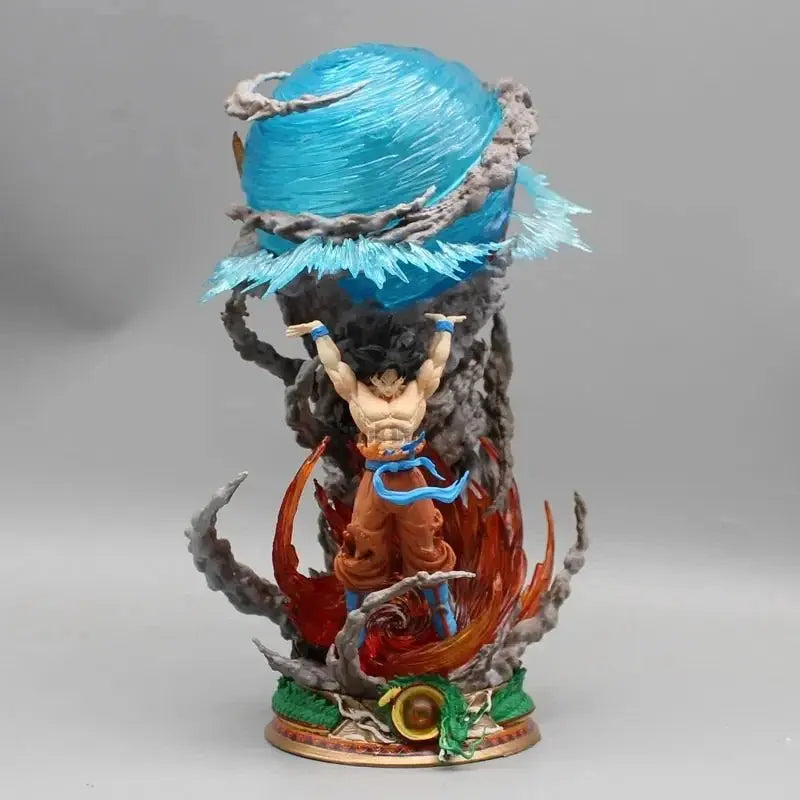 25cm Son Goku Dragon Ball Anime Figure - Luminous Super Genki Bomb Gk Figurine Pvc Statue Model Doll Collectible Gift 25cm goku with Box