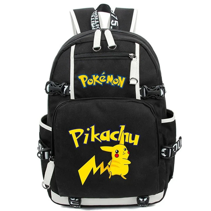 3 - Piece Set Anime Pokémon Pikachu Uzumaki Backpack - Gapo Goods -