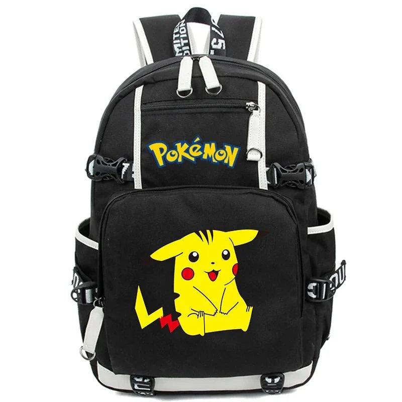 3 - Piece Set Anime Pokémon Pikachu Uzumaki Backpack - Gapo Goods -
