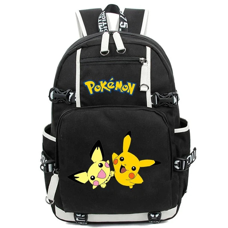 3 - Piece Set Anime Pokémon Pikachu Uzumaki Backpack - Gapo Goods -