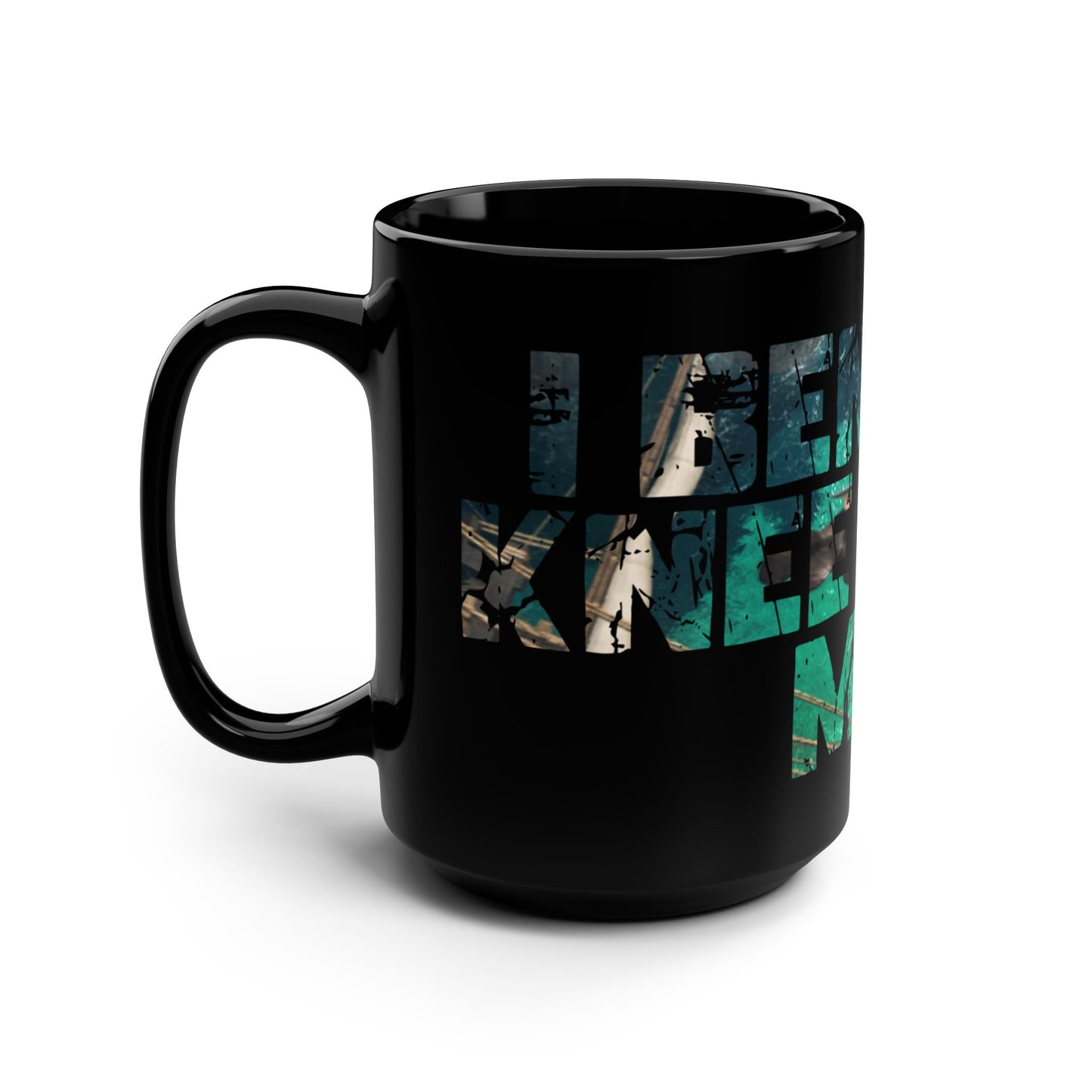 Inspirational Quote Black Flag Mug - 15oz Coffee Cup for Motivation