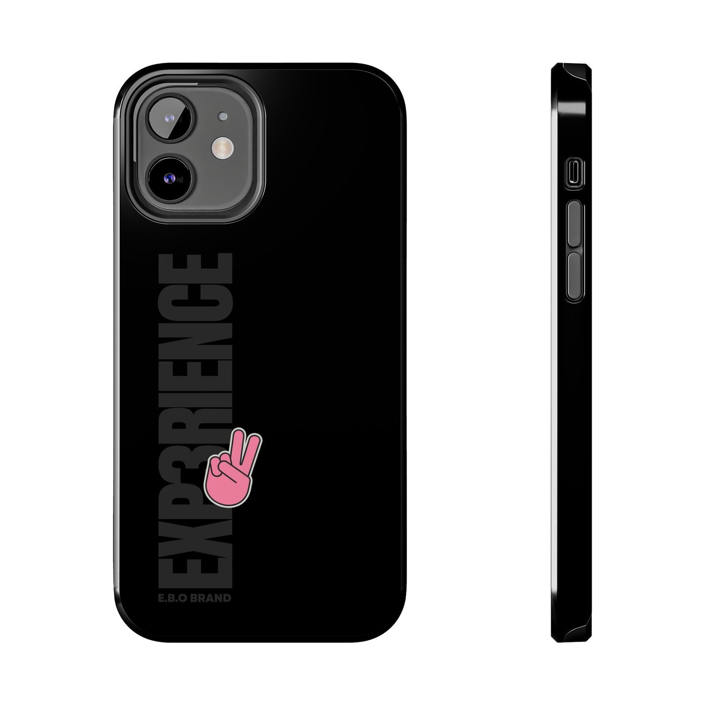 Tough Phone Cases - E B O brand logo Experience Beyond Ordinary, Protective Phone Cover, Durable Phone Case,Heavy Duty
