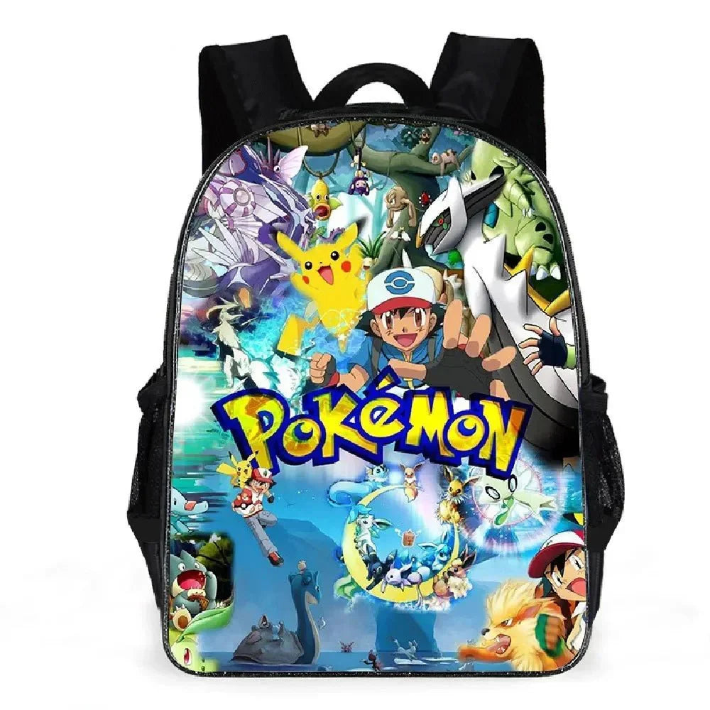 3PC - Set Pikachu Pokémon Backpack - Gapo Goods -