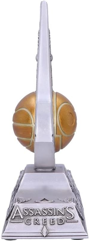 Assassin's Creed Bookends β Official Licensed Resin Apple of Eden Decor, Silver 18.5cm