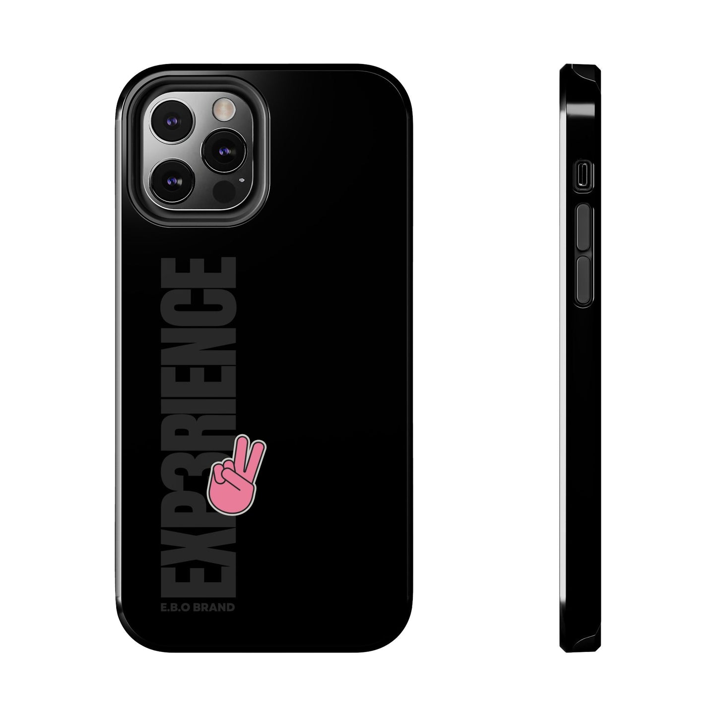 Tough Phone Cases - E B O brand logo Experience Beyond Ordinary, Protective Phone Cover, Durable Phone Case,Heavy Duty