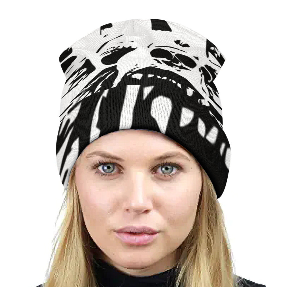 Avowed Bear Beanie – Dark Fantasy Gamer Hat ONE SIZE White