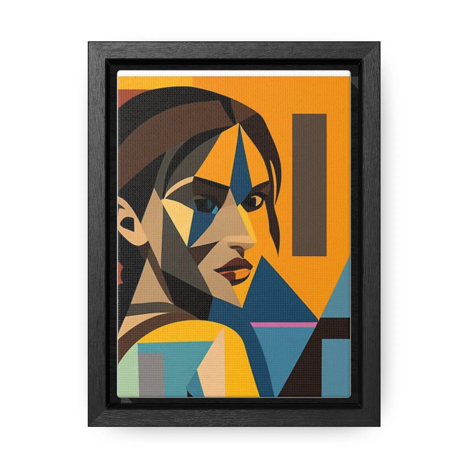 Tomb Raider Gallery Canvas Wraps, Vertical Frame 5″ x 7″ Premium Gallery Wraps (1.25″) Black