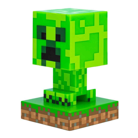 Minecraft Creeper Light - 3D Battery Powered Nightlight | Officially Licensed Lamp Home Decor