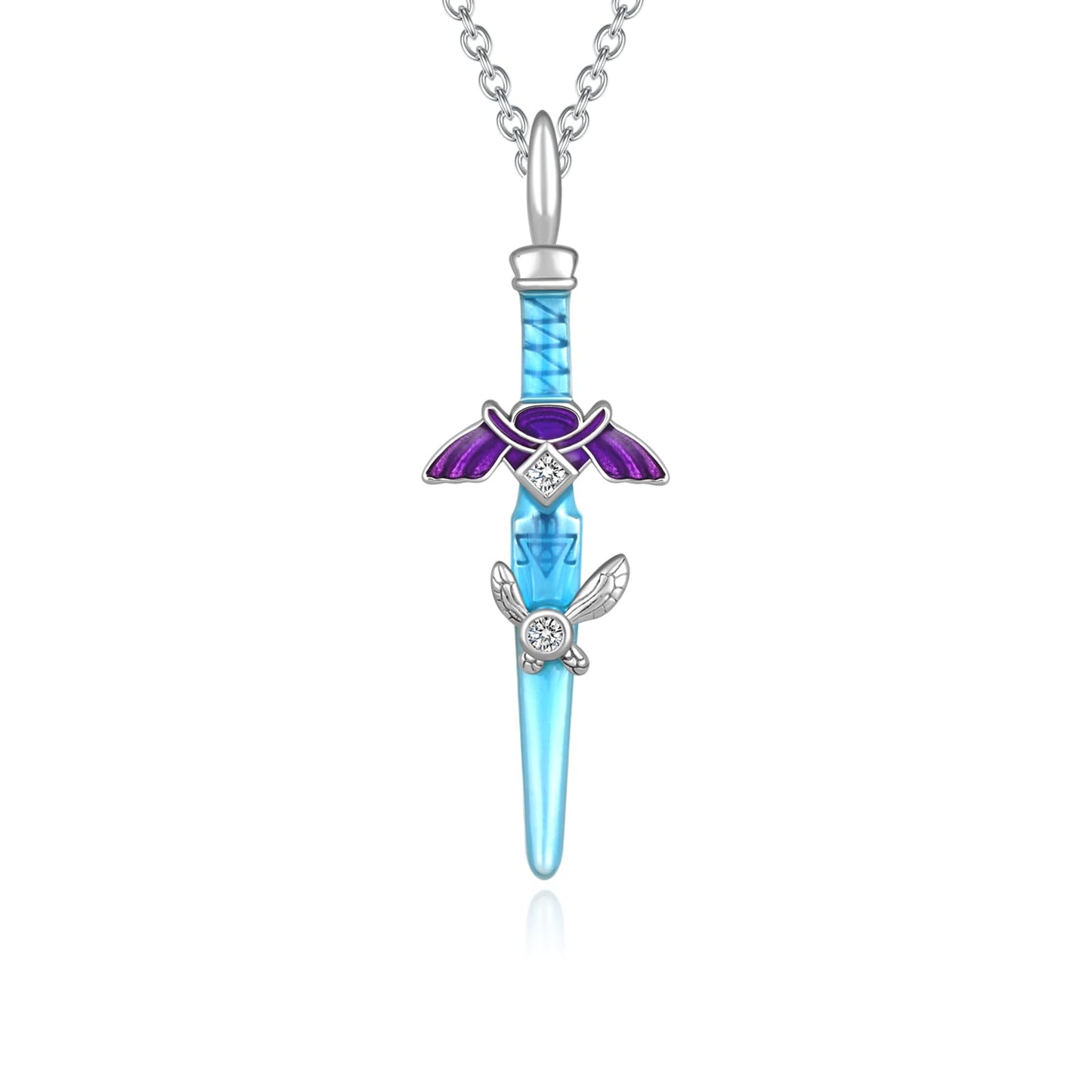 Master Sword Necklace – Sterling Silver Link Sword Pendant | Hyrule Warriors Jewelry A4-Sword 2 Jewelry