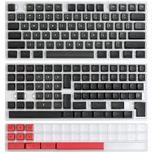 GTSP 61 Keycaps 60 Percent, Ducky One 2 Mini Keycaps for Mechanical Keyboard OEM Profile RGB PBT Keycap Set with Key Puller for Cherry MX Switches SK 61/Joker (Only keycaps) Blue