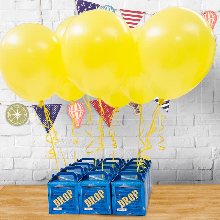Loot Drop Party Favors - Military Supply Boxes | Gaming Birthday Kit & Balloons Toy
