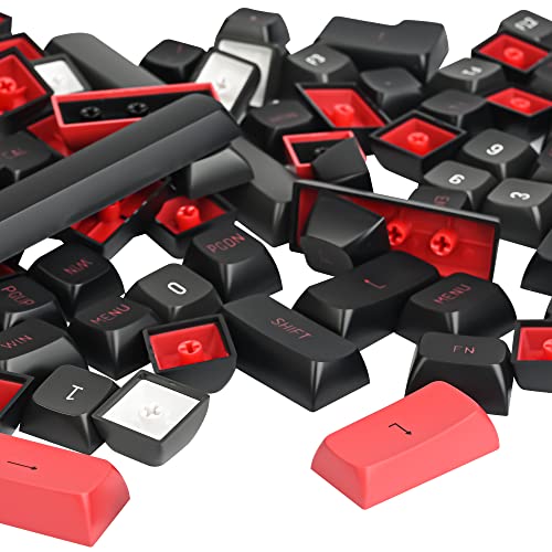 GTSP 61 Keycaps 60 Percent, Ducky One 2 Mini Keycaps for Mechanical Keyboard OEM Profile RGB PBT Keycap Set with Key Puller for Cherry MX Switches SK 61/Joker (Only keycaps) Blue