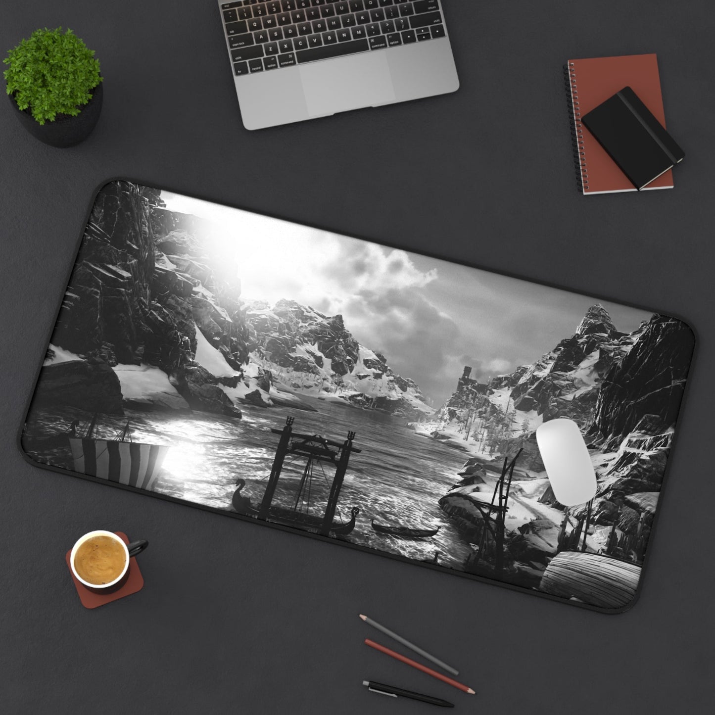 Gaming Desk Mat AC Valhalla Inspired