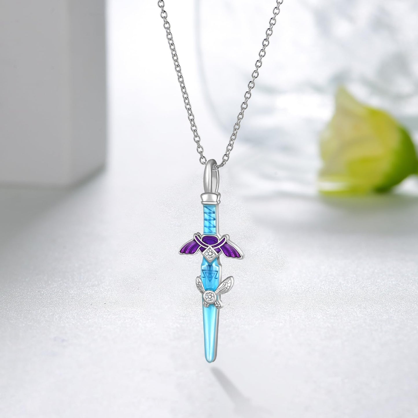Master Sword Necklace – Sterling Silver Link Sword Pendant | Hyrule Warriors Jewelry Jewelry