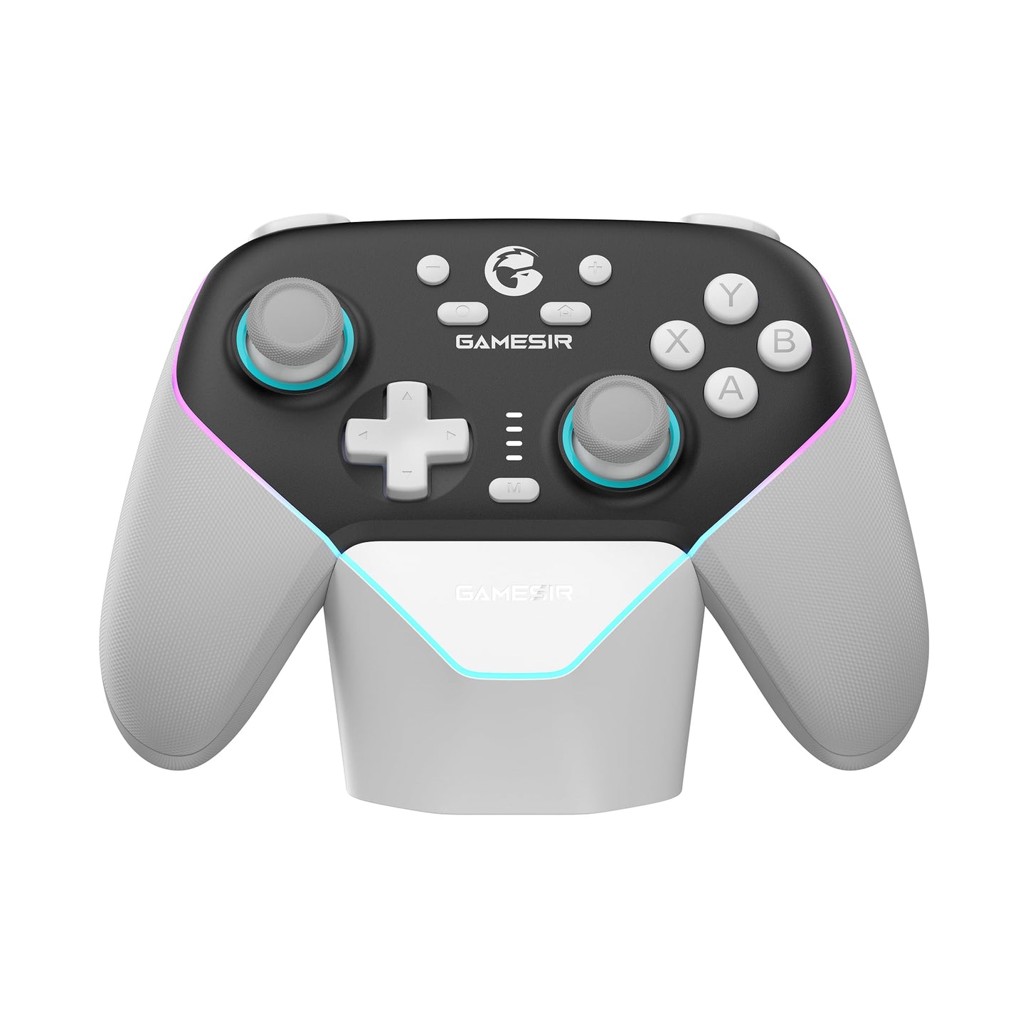 GameSir Super Nova Wireless Gaming Controller for PC/Switch/Switch 2/iOS/Android, 1000Hz Polling Rate, Hall Effect Stick & Trigger, Rubberized Grips, RGB Lighting, 1000mAh - Blue