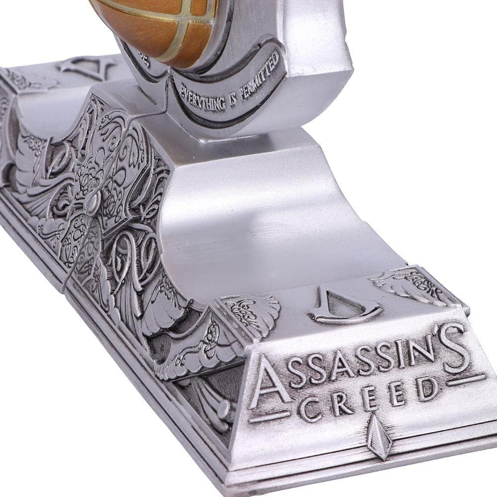 Assassin's Creed Bookends β Official Licensed Resin Apple of Eden Decor, Silver 18.5cm