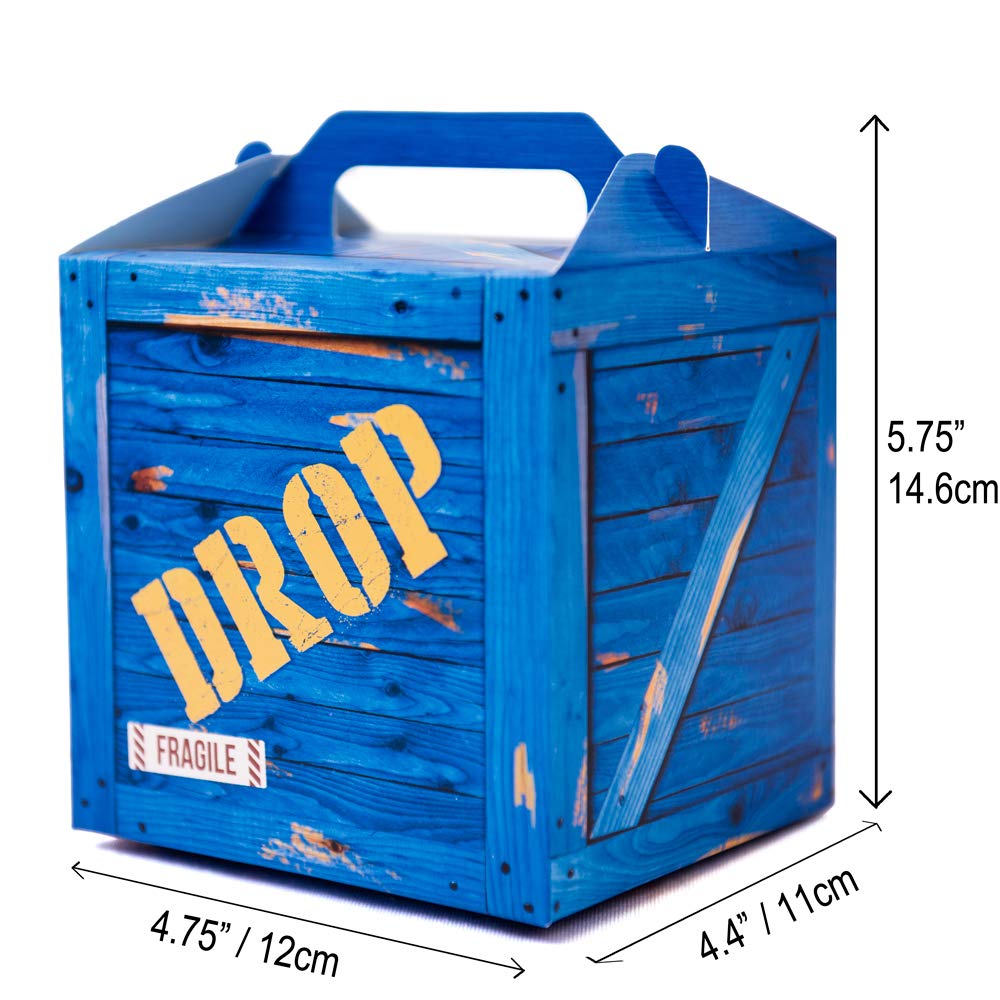 Loot Drop Party Favors - Military Supply Boxes | Gaming Birthday Kit & Balloons Toy