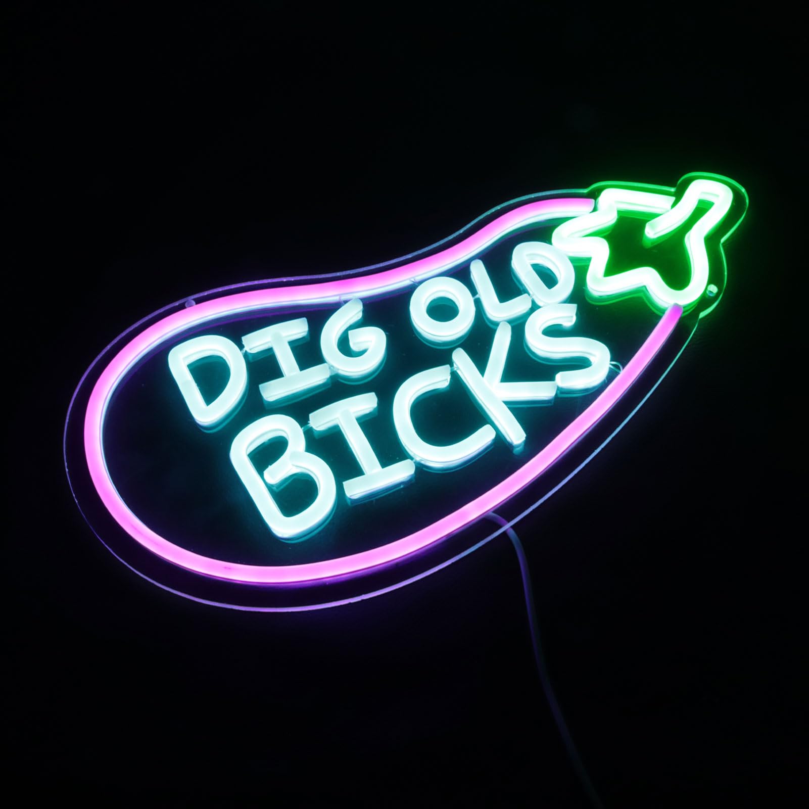 Skull Neon Sign – Yellow LED Neon Lights for Game Room Decor & Man Cave Lighting Home Decor