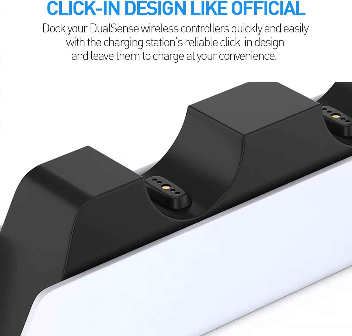PS5 Controller Charger | Dual Charging Dock - Charge Two Controllers Fast