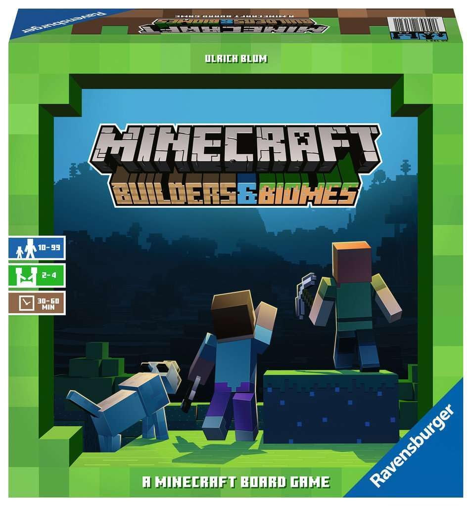 Ravensburger Minecraft: Builders & Biomes - Engaging Strategy Board Game | Ideal for 2-4 Players | Perfect for Ages 10 & Up | Authentic Minecraft Experience | Great Gift for Minecraft Enthusiasts