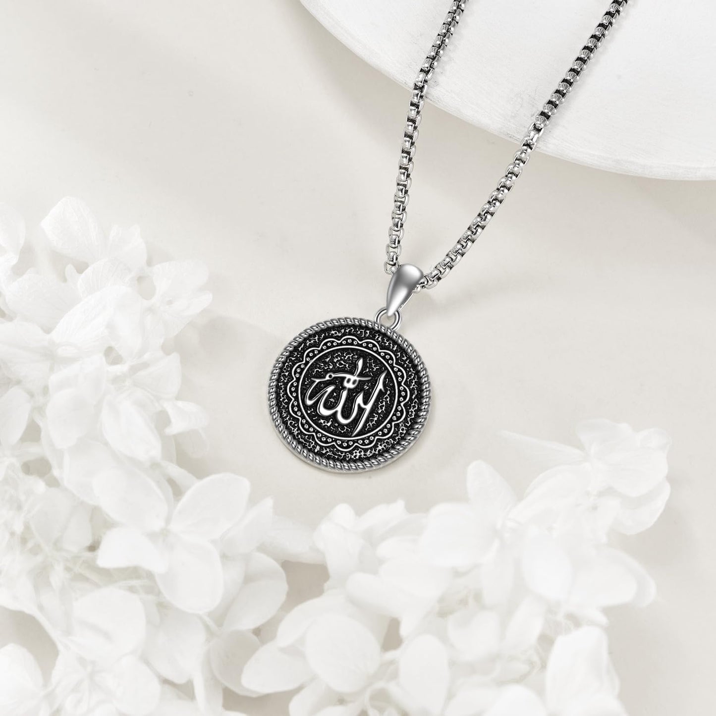 Viking Necklace for Men Sterling Silver Arrowhead/Therian/Raven/Thors Hammer Pendant Necklaces Jewelry Gifts for Men Women