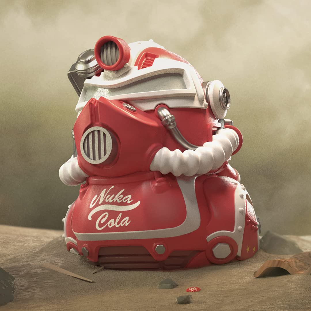 TUBBZ Boxed Edition Nuka Cola T-51 Collectable Vinyl Rubber Duck Figure - Official Fallout Merchandise - Thriller TV & Video Games