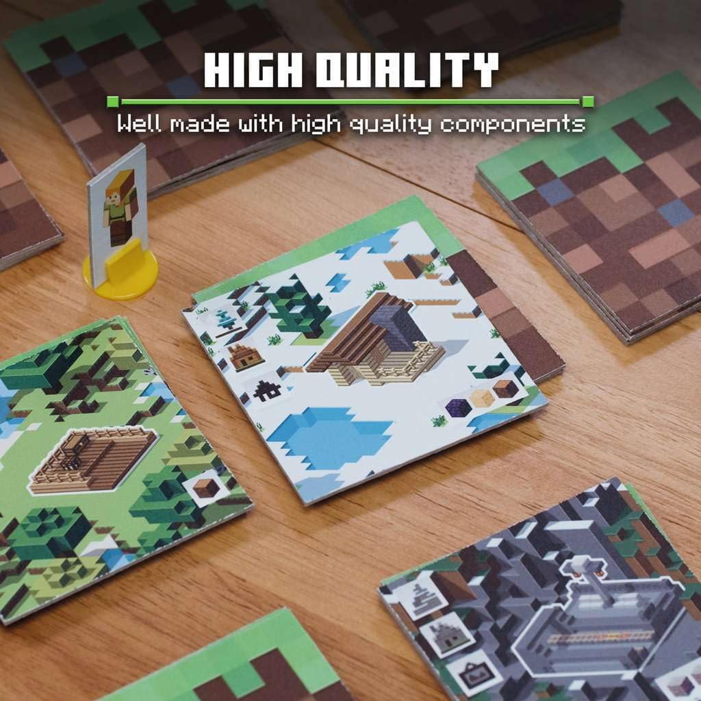 Ravensburger Minecraft: Builders & Biomes - Engaging Strategy Board Game | Ideal for 2-4 Players | Perfect for Ages 10 & Up | Authentic Minecraft Experience | Great Gift for Minecraft Enthusiasts